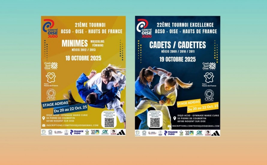 21ème Tournoi Minimes ACSO - OISE - HDF / 22ème Tournoi Excellence Cadets et Cadettes ACSO - OISE - HDF