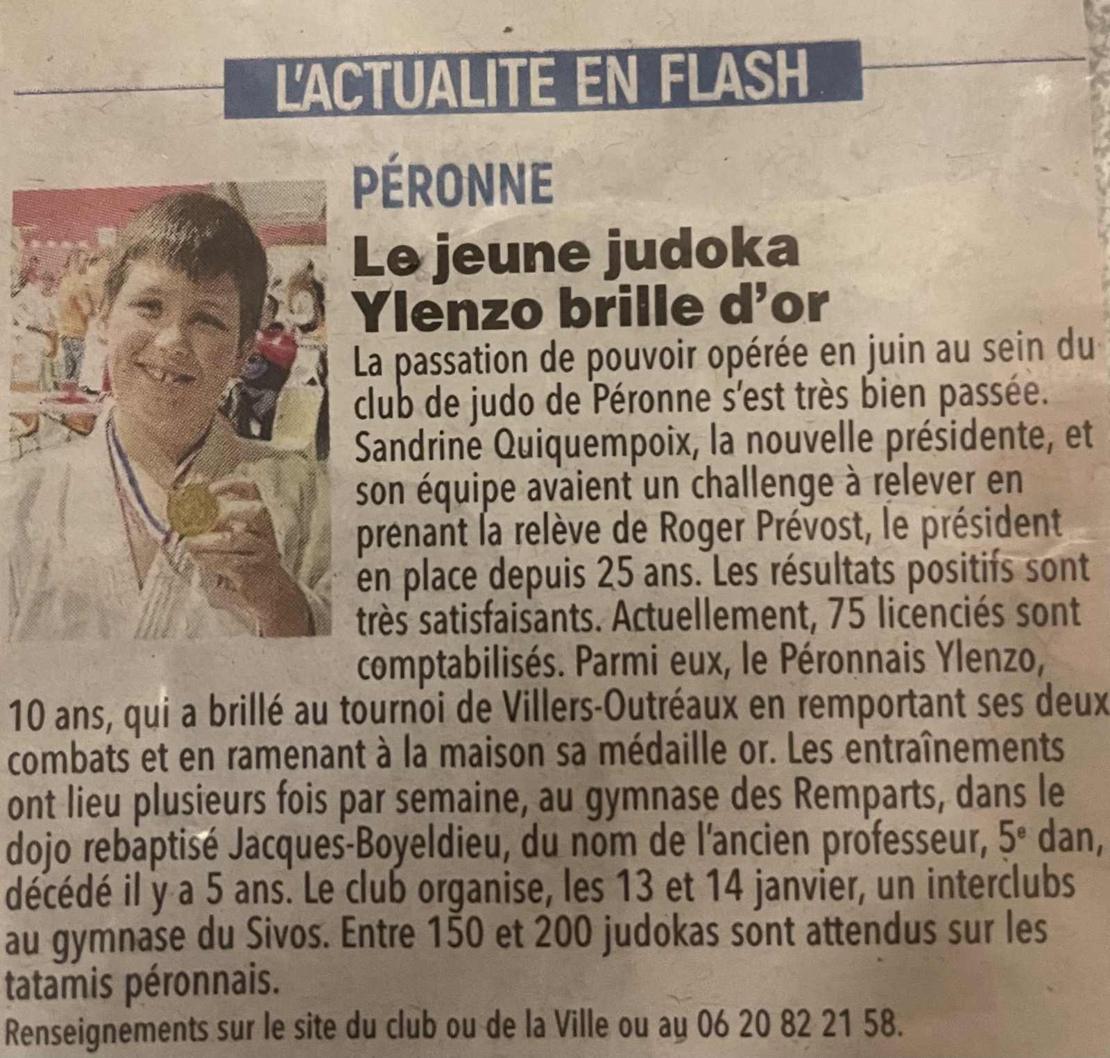 Ylenzo à la Une